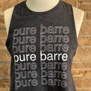 Pure Barre racerback crop tank